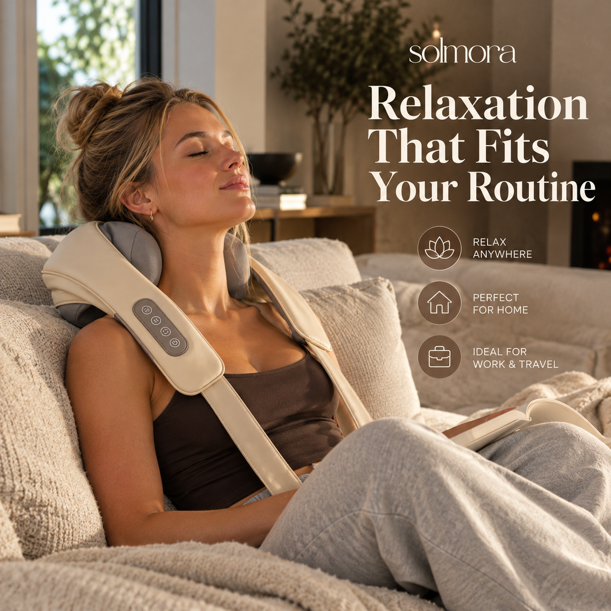 Solmora™ Neck & Shoulder Massager