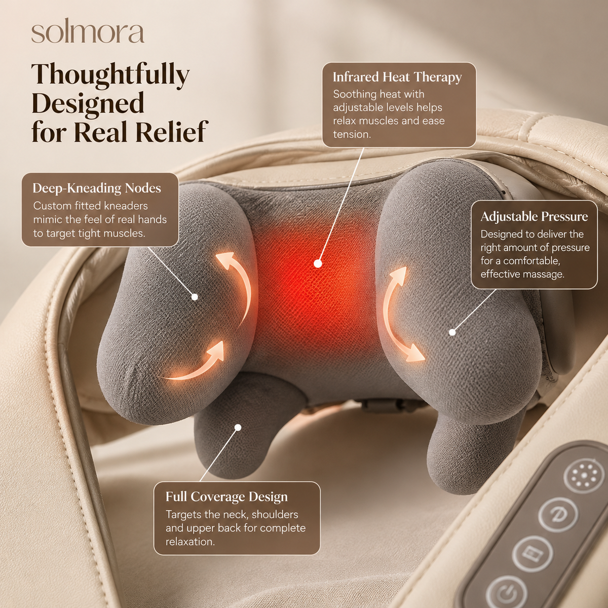Solmora™ Neck & Shoulder Massager